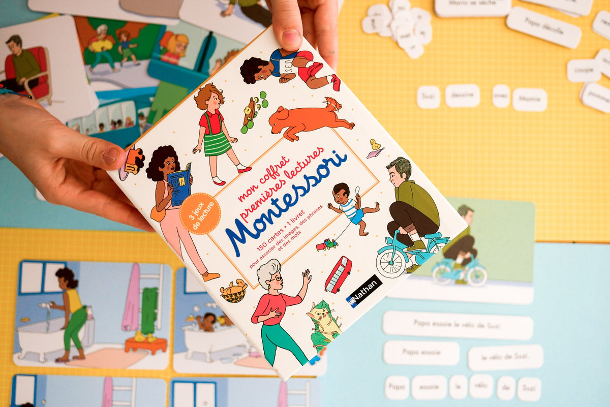 Mon coffret jeux premières lectures Montessori - dès 5 ans