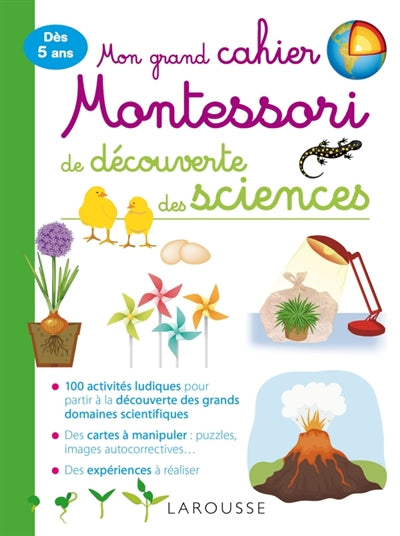 Mon Grand Cahier Montessori De Découverte Des Sciences