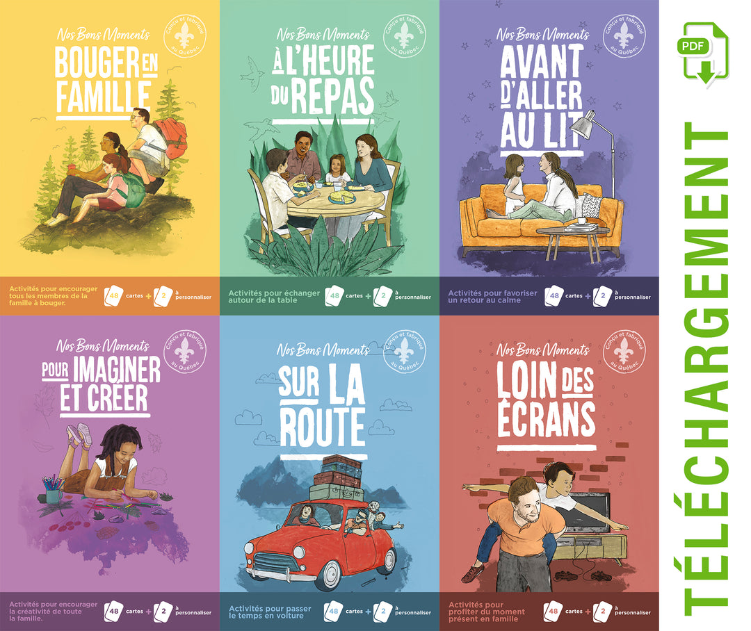 Ensemble de 6 jeux - Collection nos bons moments - à télécharger