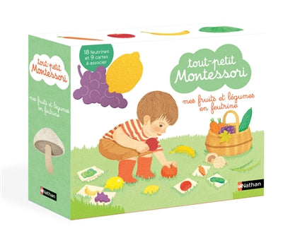 Tout-Petit Montessori - Mes Fruits Et Légumes En Feutrine