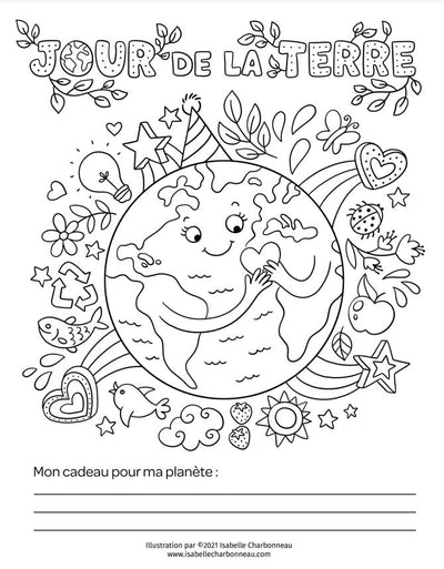 EARTH DAY COLORING