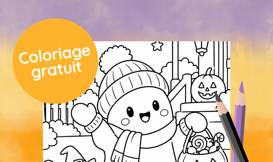 Coloriage d'Halloween
