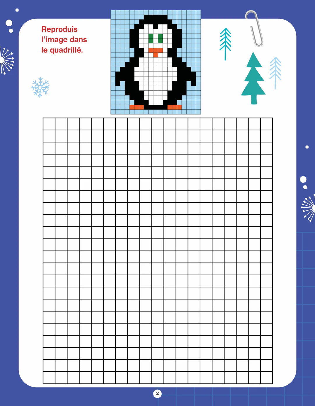 Mon cahier de jeux et coloriages d'hiver