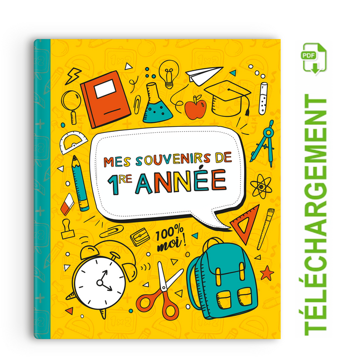 Cahier mes souvenirs d'école téléchargeable- 1re année