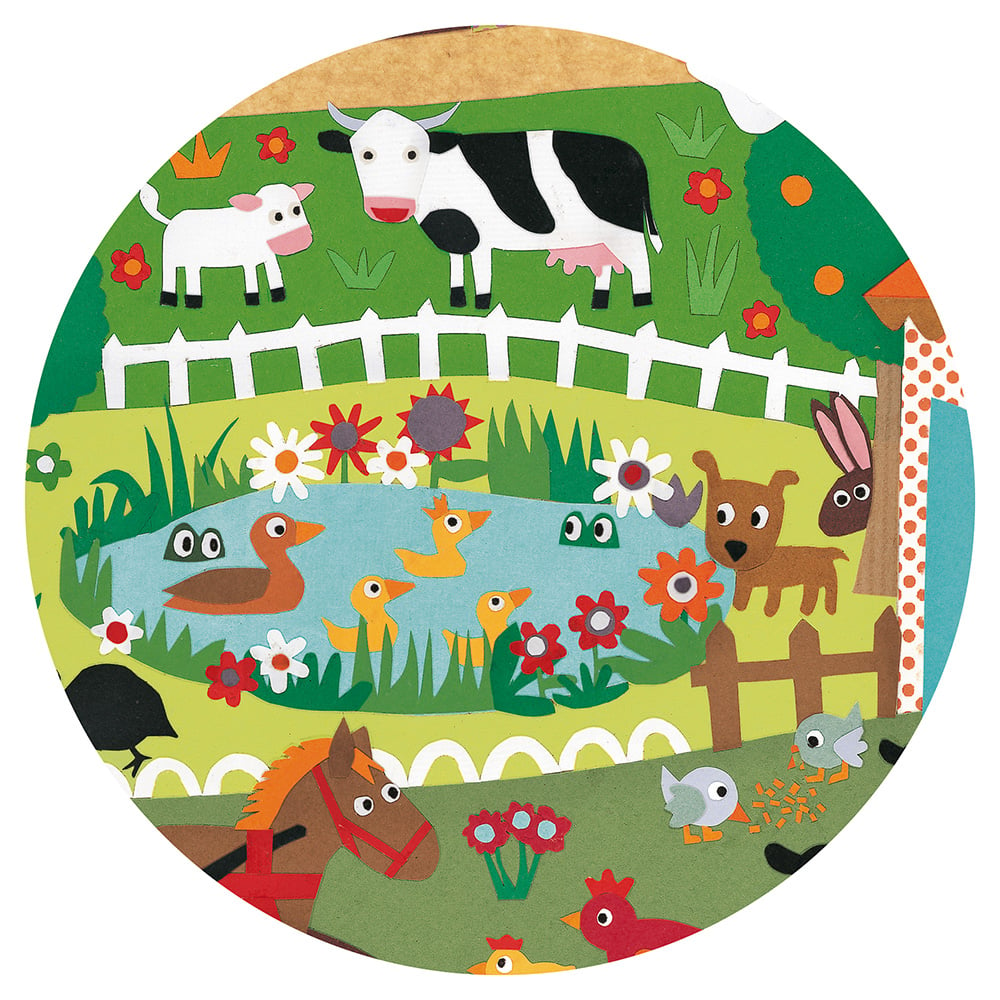 Observation puzzle 35 pieces the farm