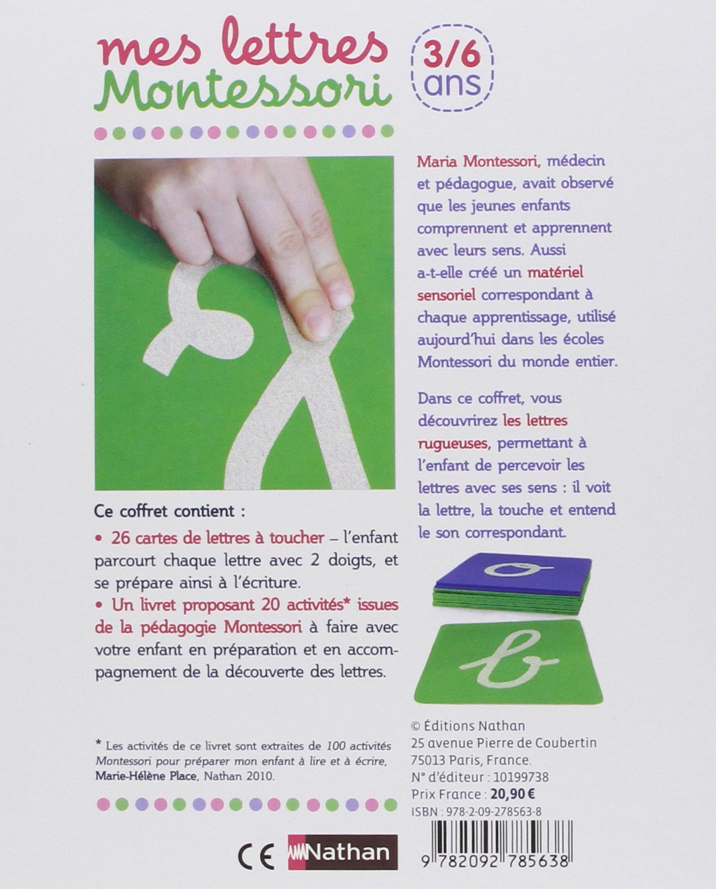 Mes Lettres Montessori 3-6 Ans