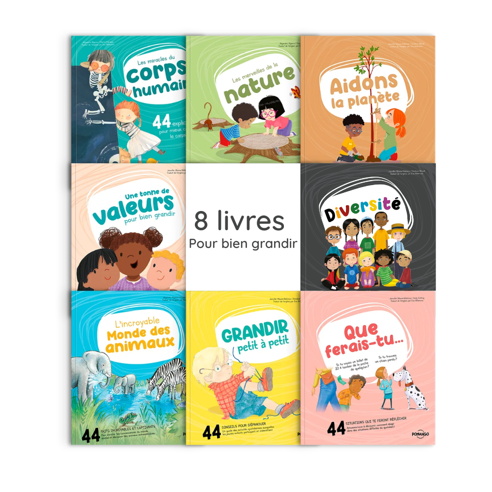 Ensemble de 8 livres éducatifs - collection pour bien grandir