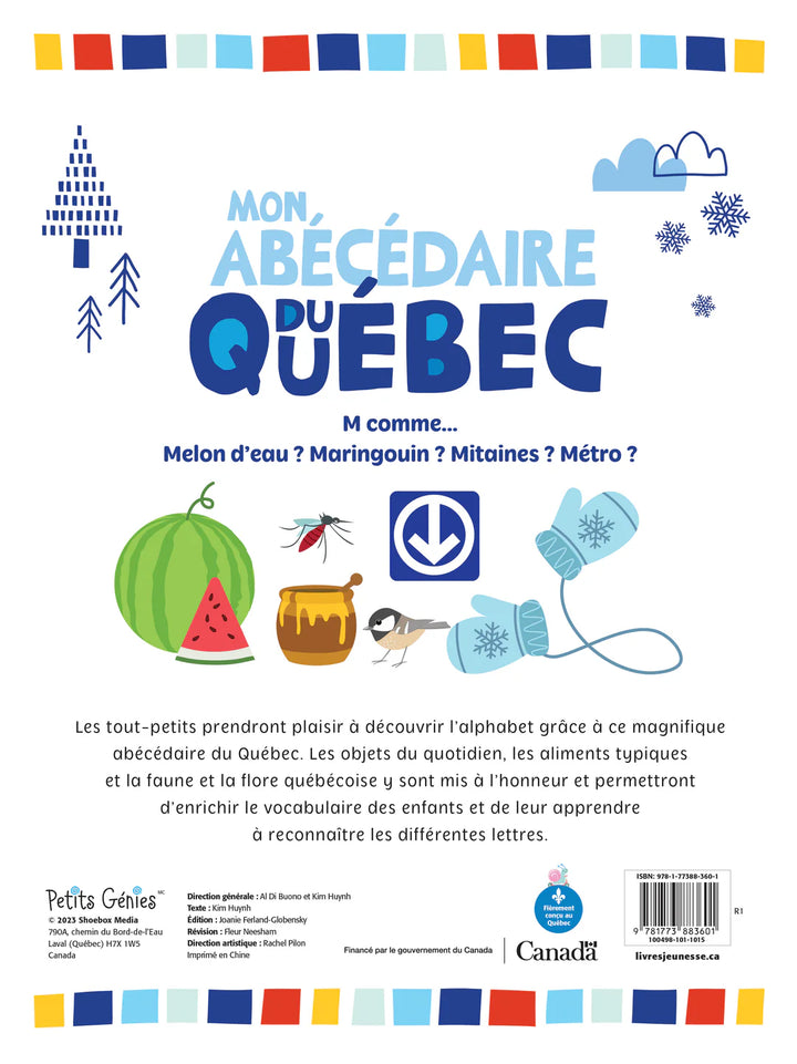 Mon abécédaire du Québec