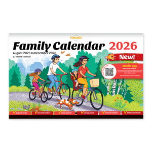 Calendrier Mural 18 Mois Janvier 2026 à Juin 2027 | Format 28x30 Cm | Papier épais, Reliure Spirale, œillet | Planificateur Familial Ou Bureau