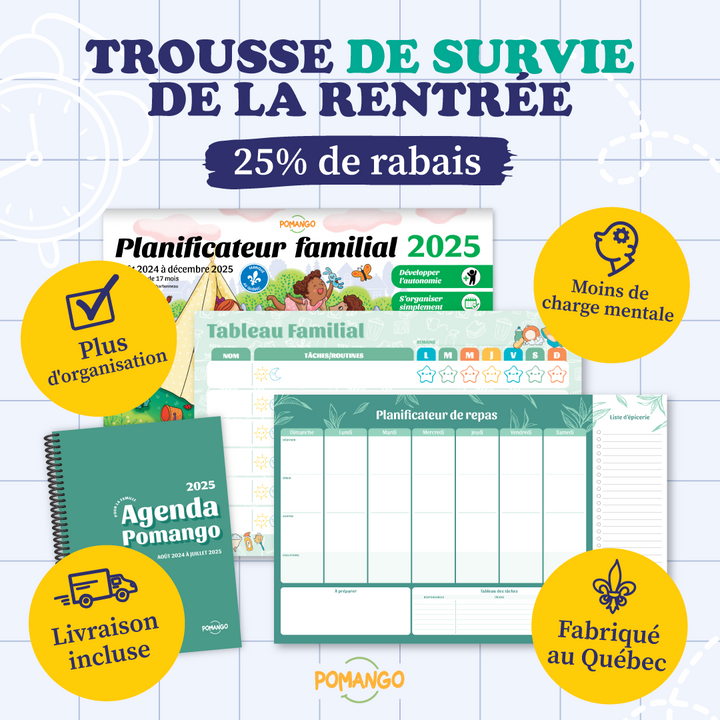 Trousse de survie de la rentrée 2025