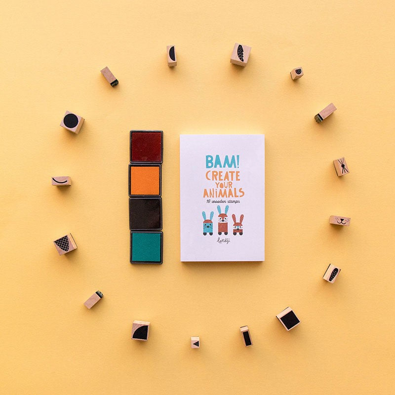 Bam! Créer ton propre animal - Étampes