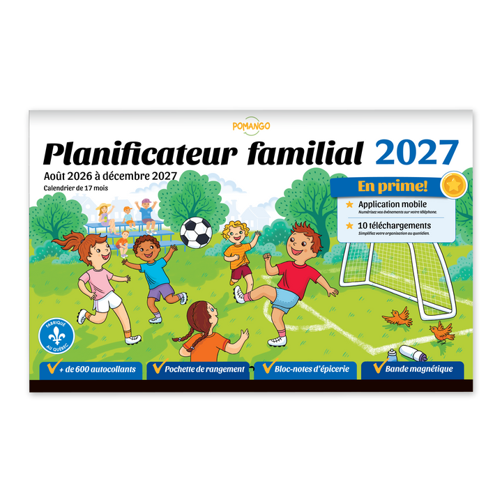 PLANIFICATEUR FAMILIAL 2026-2027