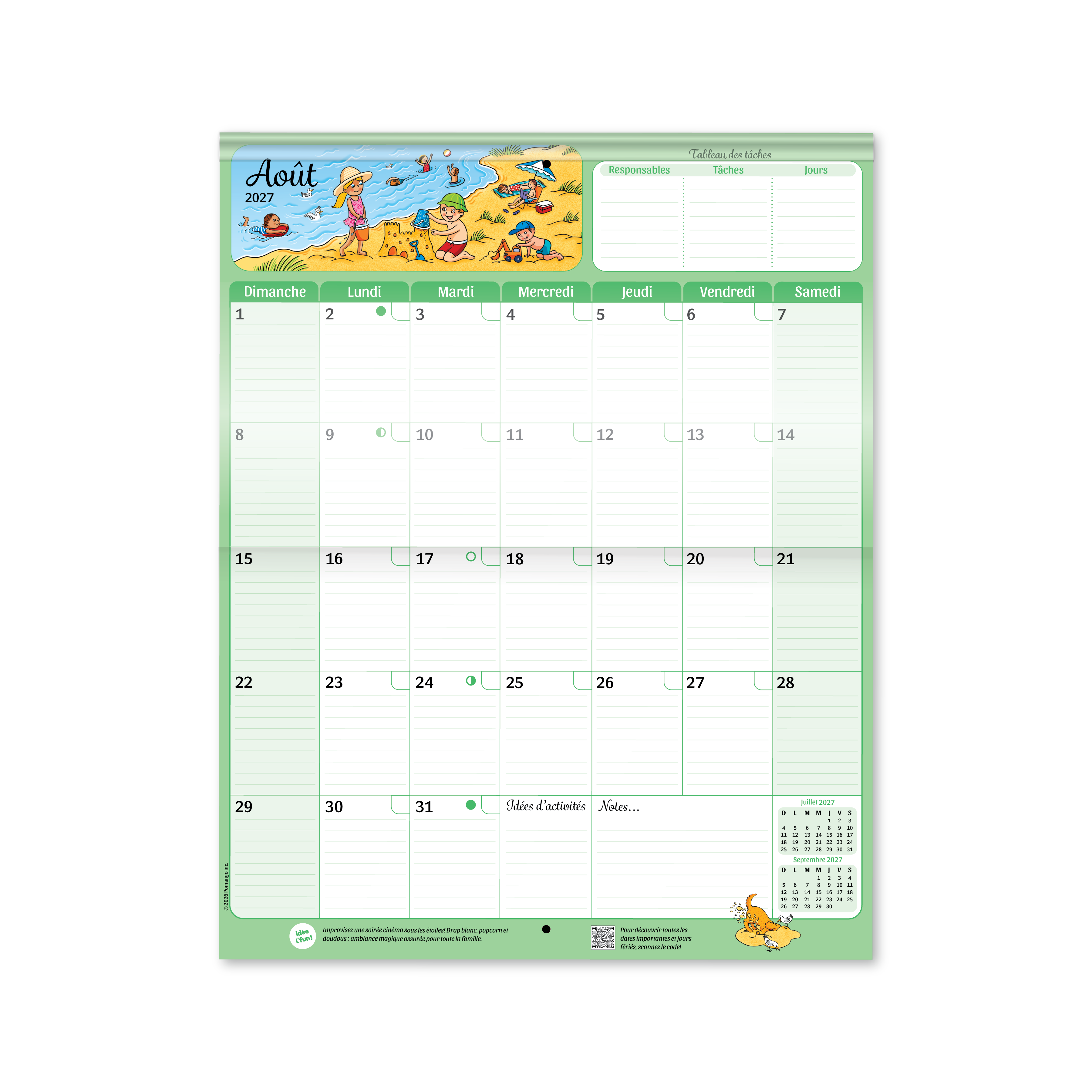 FAMILY CALENDAR 2025-2026