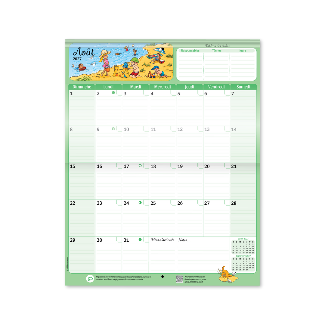 PLANIFICATEUR FAMILIAL 2026-2027