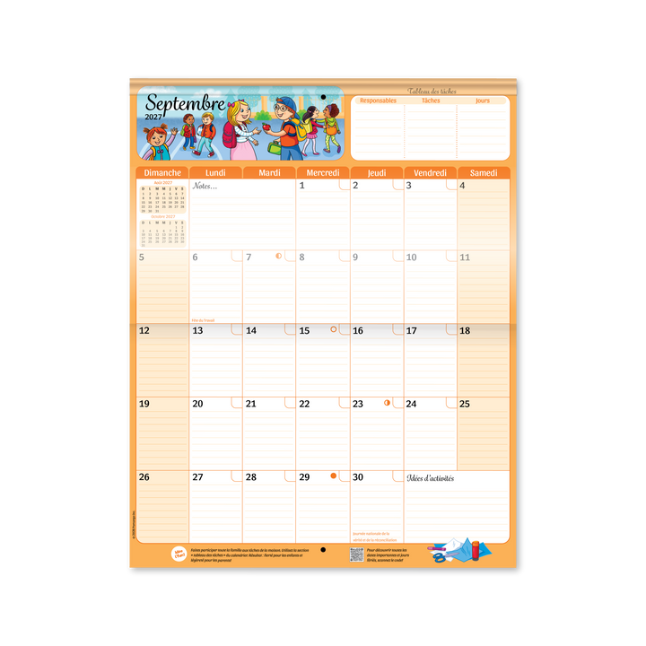 PLANIFICATEUR FAMILIAL 2026-2027