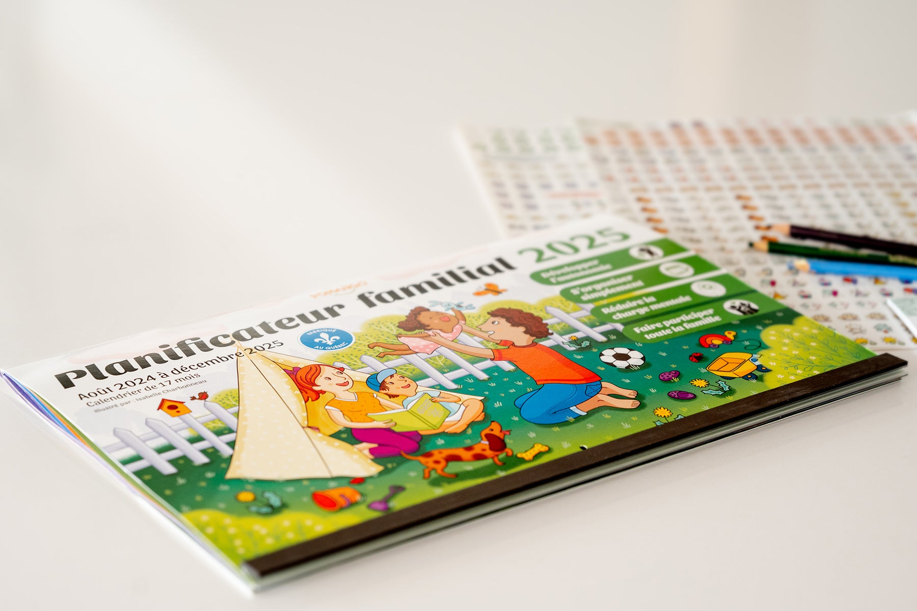 Planificateur Hebdomadaire Les Simpson - Format A4, 54 Feuilles Détachables - Semainier Familial, Pour Bureau Ou Maison, Organisation Du Lundi Au Dimanche - 5