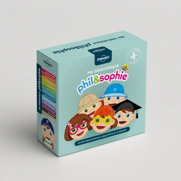 Ma Petite Bibliothèque Phil&Sophie-12 livres
