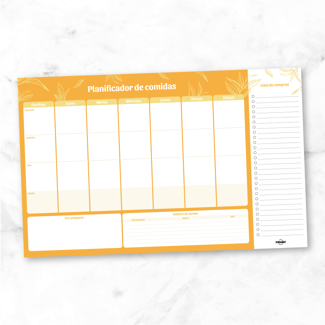 Planificador de comidas