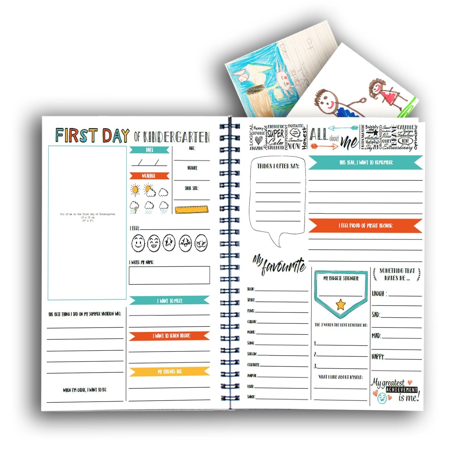 Cahier Mes souvenirs d'école