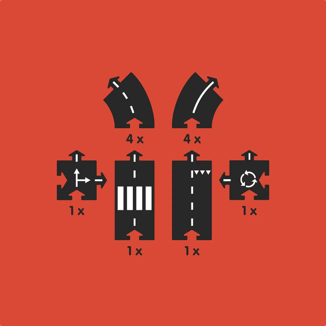 Circuit de voitures flexible waytoplay - Ringroad (12 pièces)