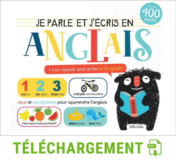 Je parle et j'écris en anglais- activités- à télécharger