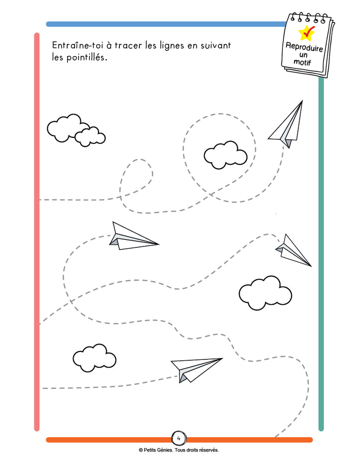 Je réussis à la maternelle- graphisme- à télécharger