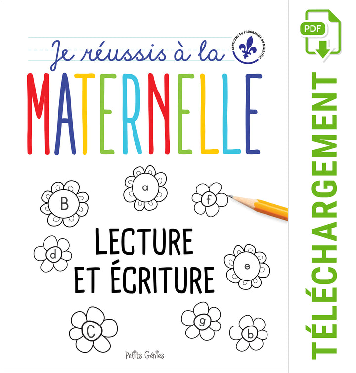 Je réussis à la maternelle- lecture et écriture- à télécharger