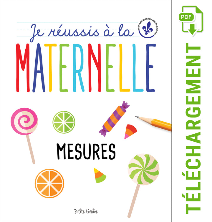 Je réussis à la maternelle- mesures- à télécharger