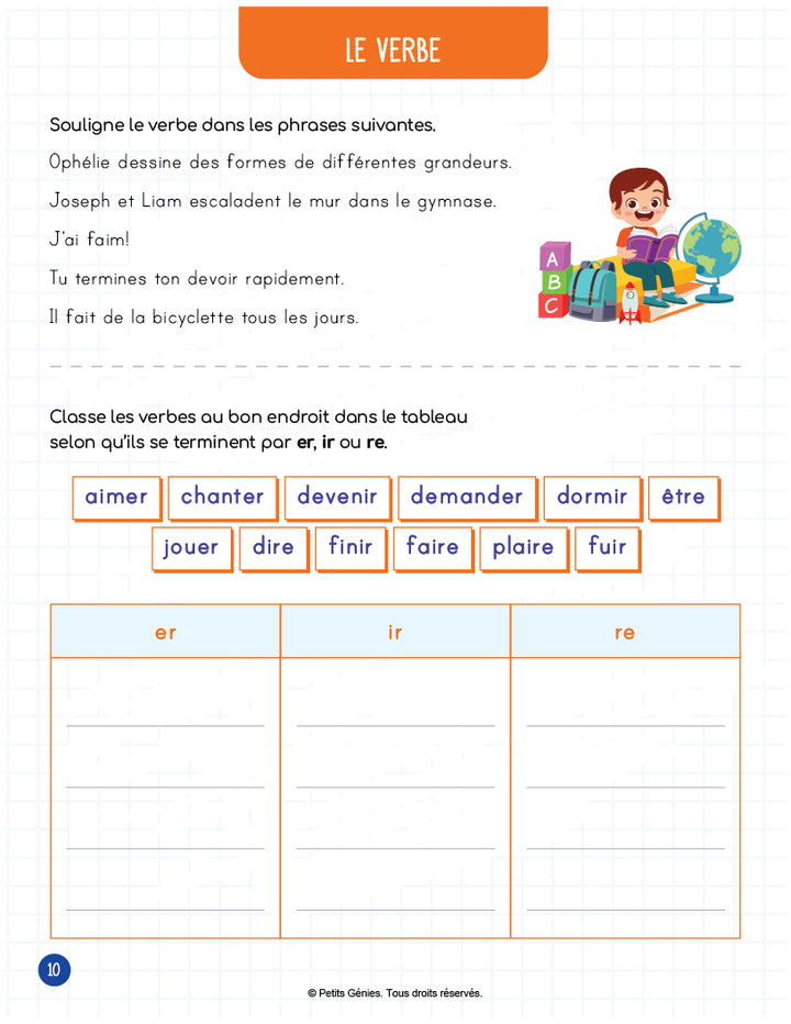 Défis 100% Français- 1re Année- Grammaire (À Télécharger)