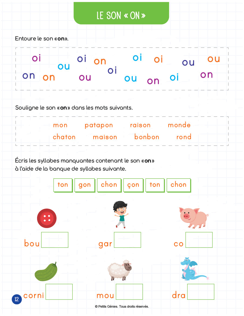 Défis 100% Français- 1re Année- Lexique (À Télécharger)