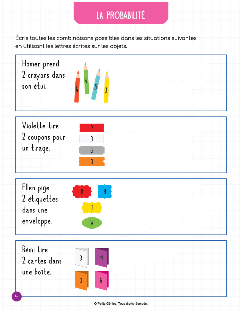 Défis 100% Maths- 1re Année- Probabilité (À Télécharger)