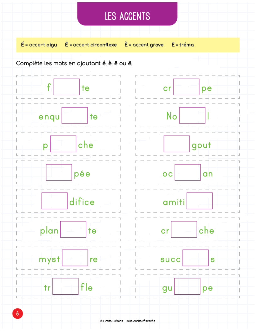 Défis 100% français- 2e année- orthographe (à télécharger)