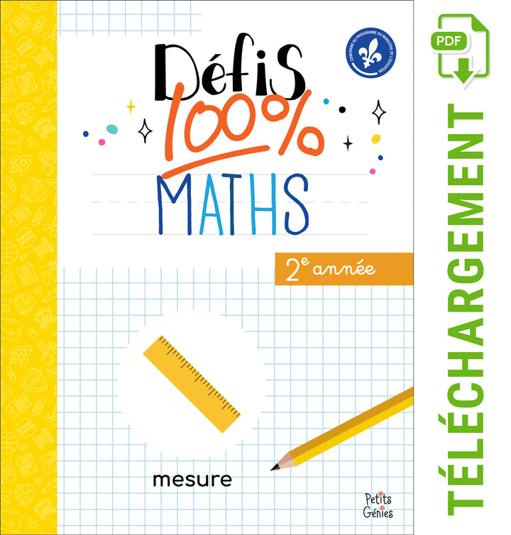 Défis 100% Maths- 2e Année- Mesure (À Télécharger)