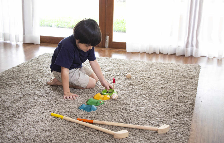 Wooden Miniature Golf Set