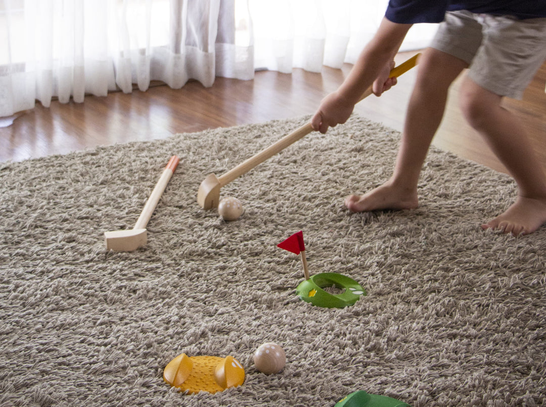 Wooden Miniature Golf Set