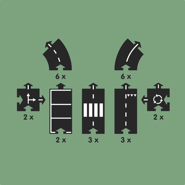 Deluxe Flexible Highway Car Circuit 