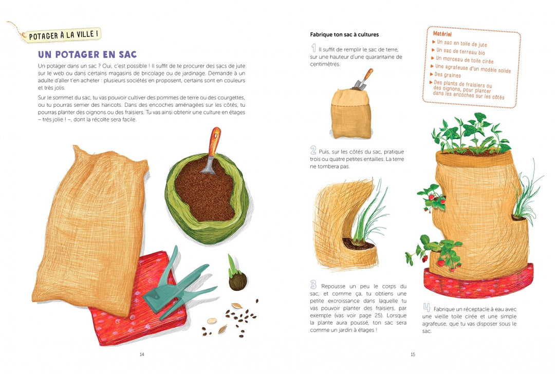 Mon cahier d'activités nature: le potager