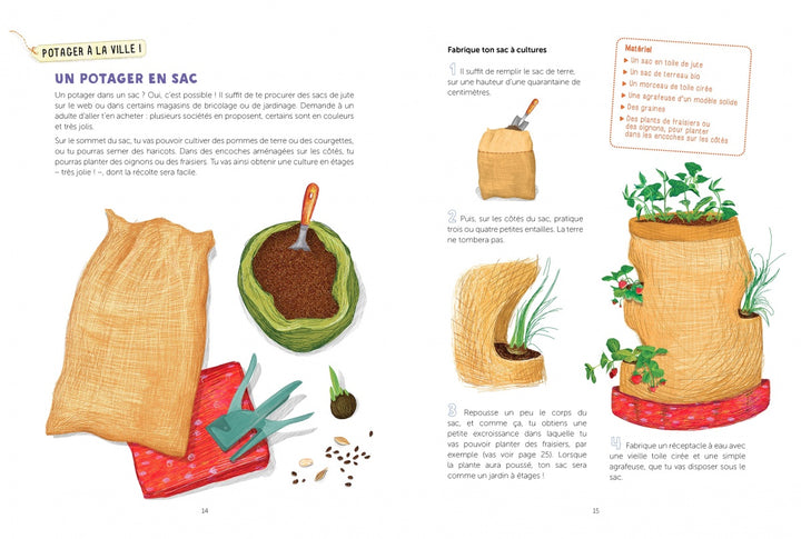 Mon Cahier D'activités Nature: Le Potager