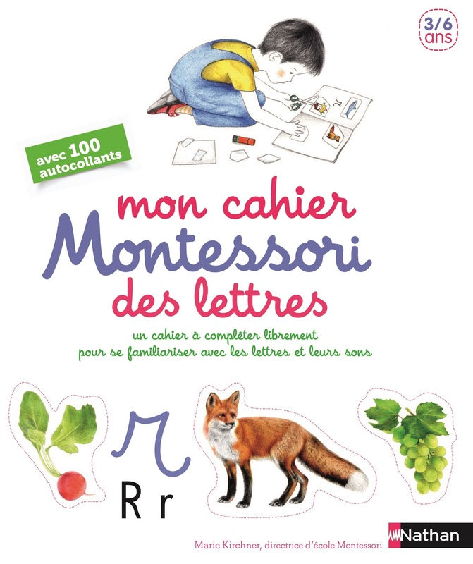 Mon cahier montessori des lettres