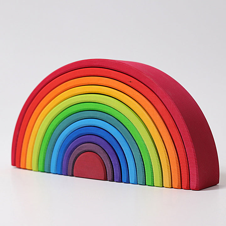 Large Wooden Rainbow - 12 Pieces