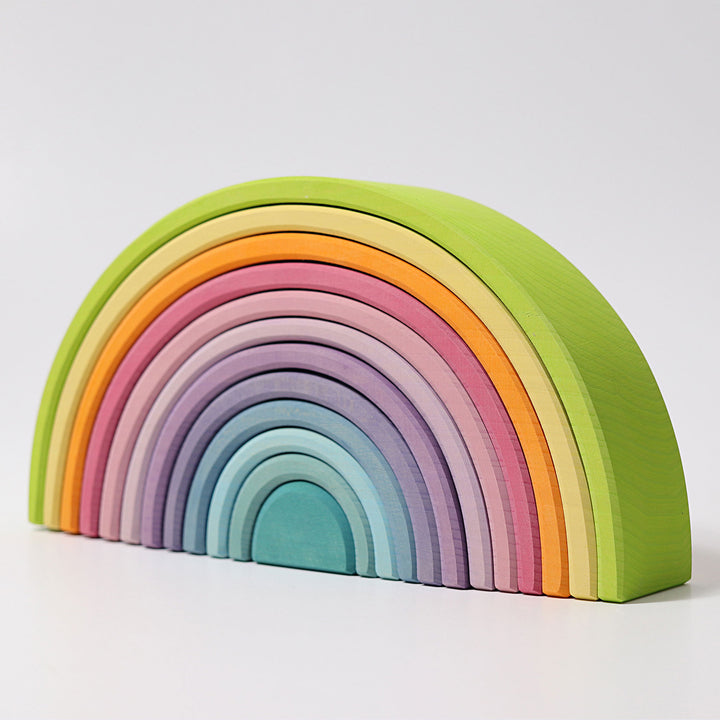 Large Wooden Rainbow - 12 Pieces