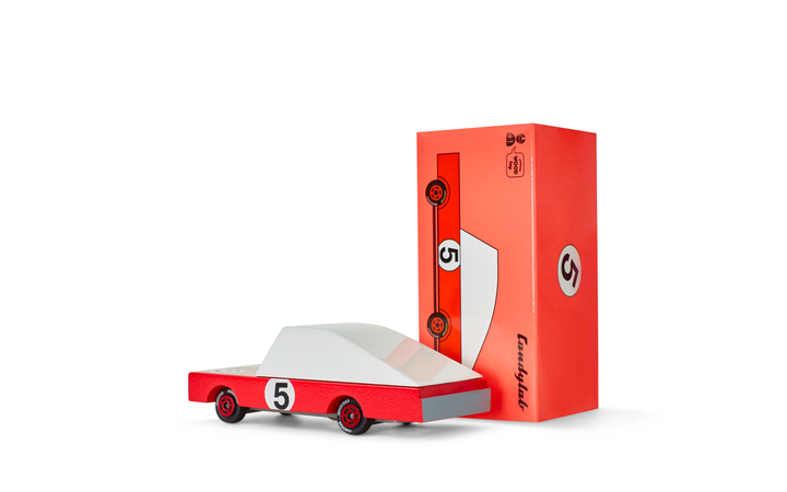 Auto de course rouge #5- candycar