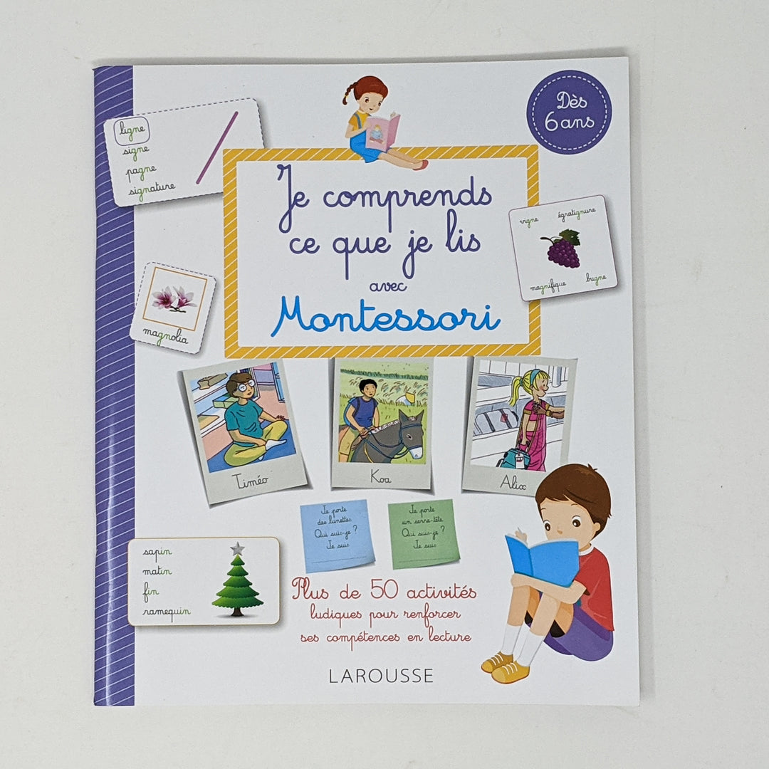 Je Comprends Ce Que Je Lis Avec Montessori 