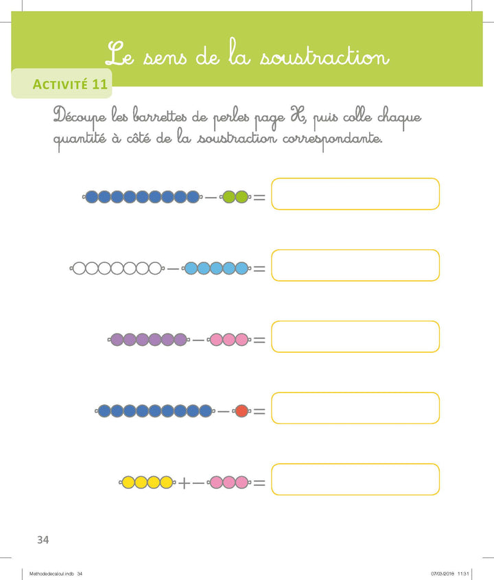 Ma Méthode De Calcul Montessori