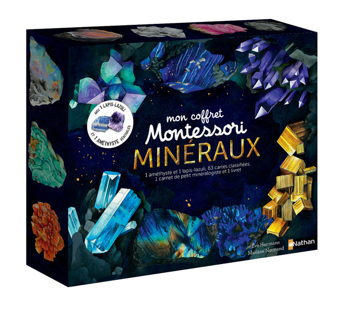 Mon coffret montessori - les minéraux