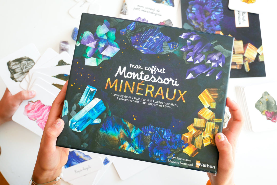 Mon coffret montessori - les minéraux