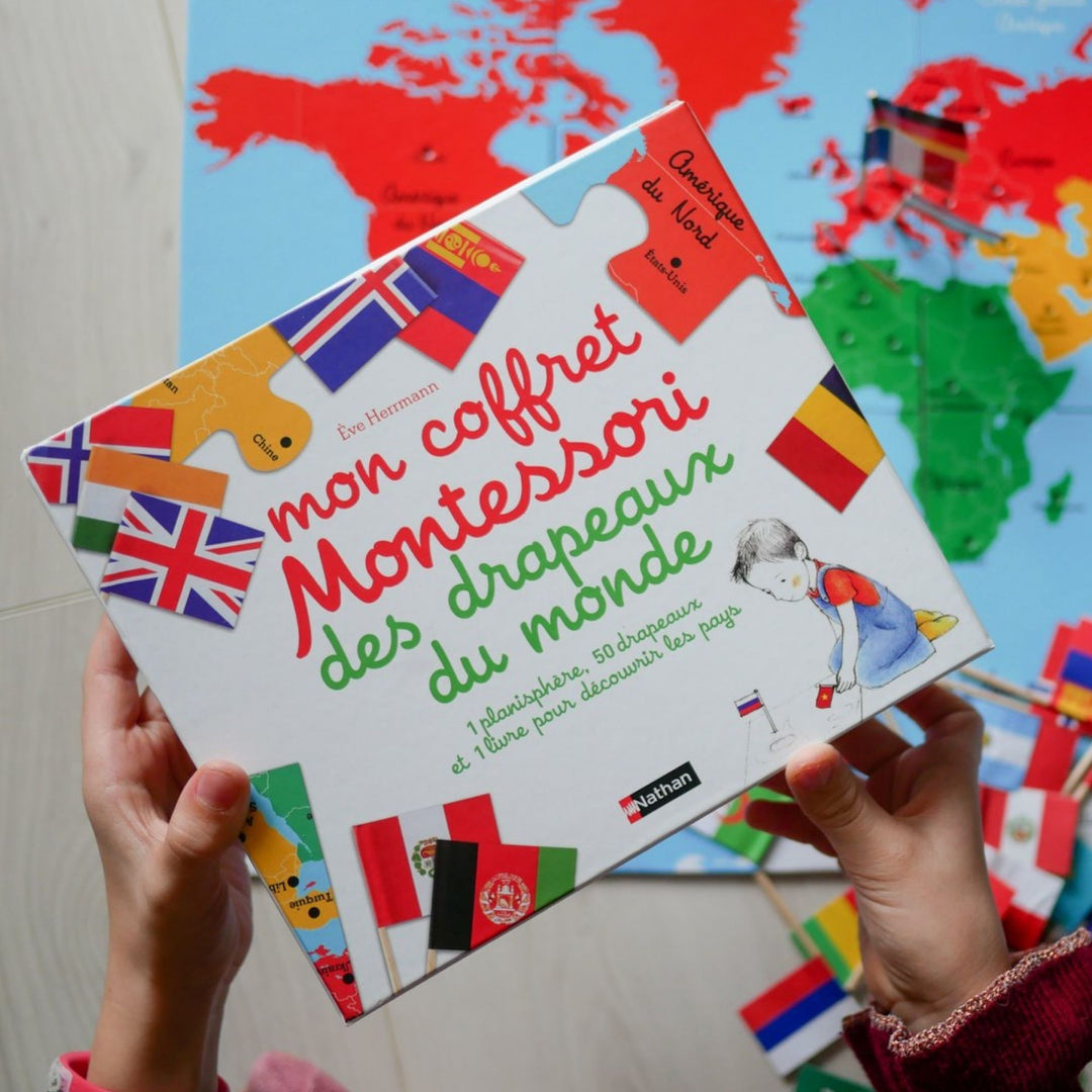 Mon Coffret Montessori Des Drapeaux Du Monde