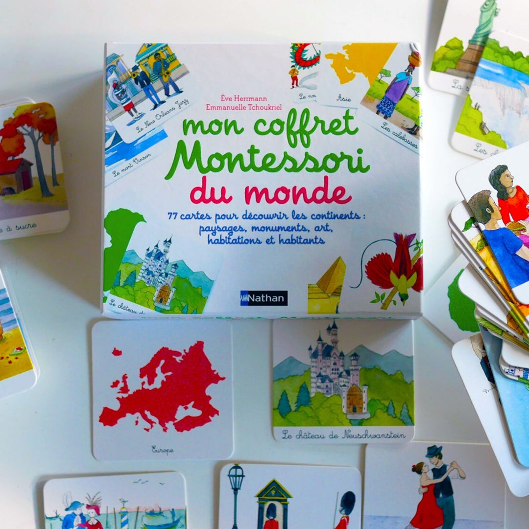 Mon coffret montessori du monde