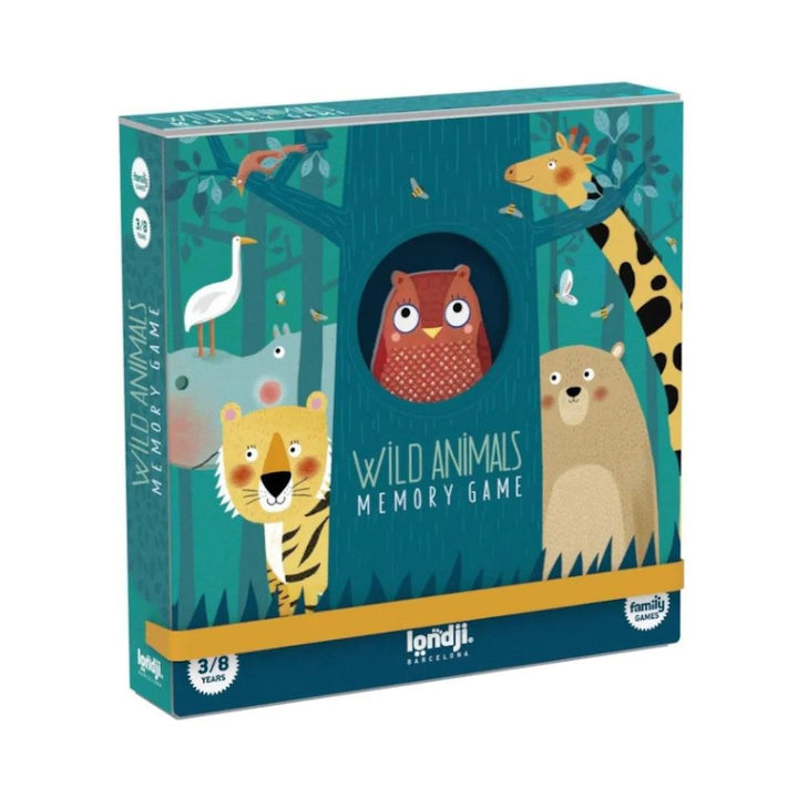 Memory game - wild animals 