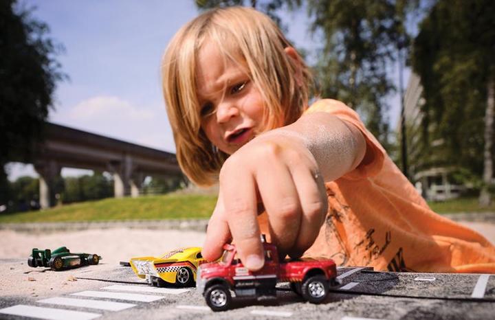 Circuit de voitures flexible